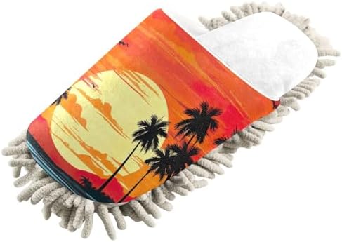 Cozy Microfiber and Cotton Mop Slippers