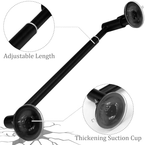 Adjustable Suction Cup Towel Bar 16-27 For Bathroom