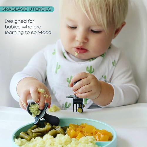 Grabease Toddler Spoons Fork Set