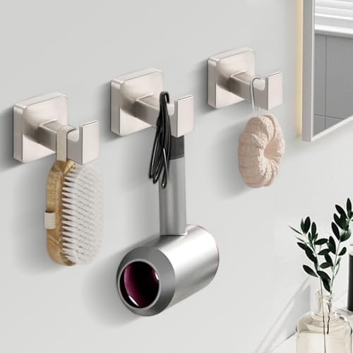 Premium Rustproof Bath Towel Hooks for Home Use