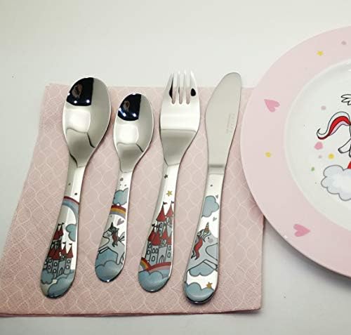 Exzact Unicorn Childrens Flatware Set