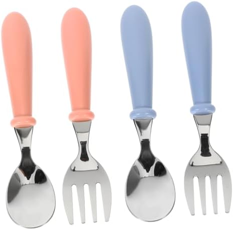4Pcs Baby Feeding Set with Ergonomic Design