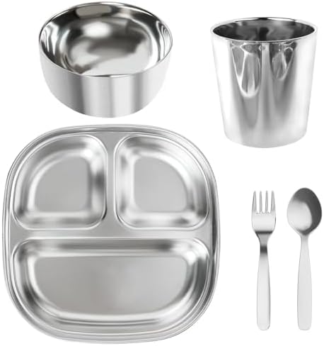 5-Piece Safety Cutlery Set for Kids