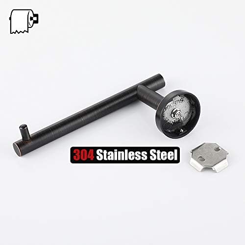 JQK Sturdy Toilet Paper Holder Oil Rubbed Bronze