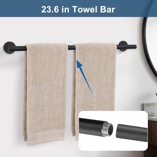 Sturdy Stainless Steel Towel Bar Set