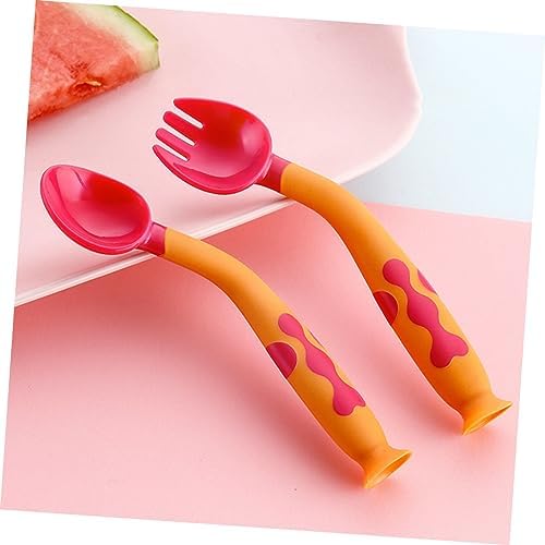 FAVOMOTO Bendable Spoon Fork Set for Infants 1