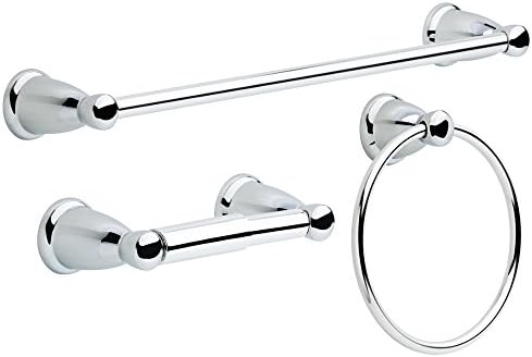 Franklin Brass Kinla 3-Pack Polished Chrome 3-Piece Towel Holder Set