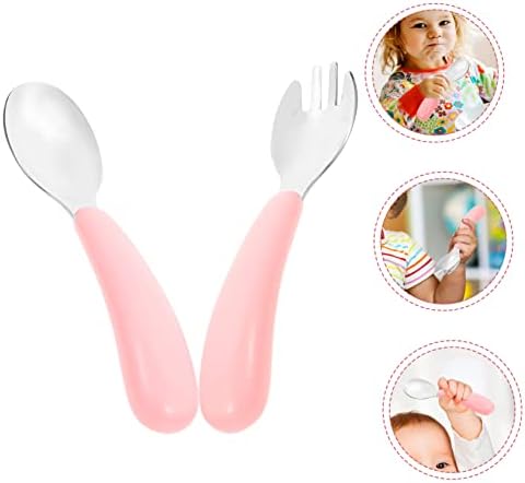 PRETYZOOM Safe Fork and Spoon Set for Home Use