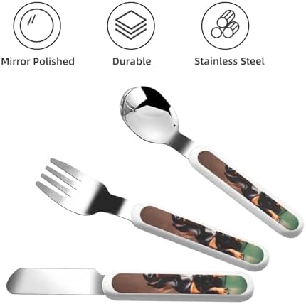 Dachshund Travel Utensils Set