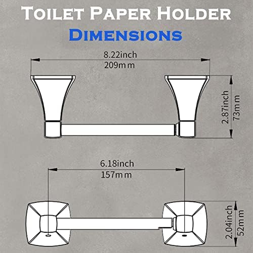 WZRUA Brushed Nickel Toilet Paper Holder