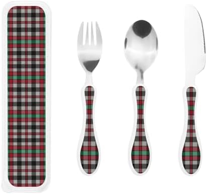 Royal Stewart Borthwicks Ancient Tartan Kids Cutlery Set