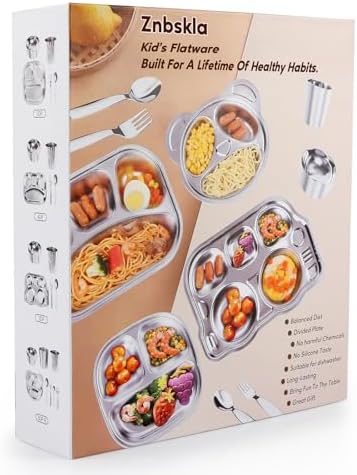 Znbskla 8-Piece Childproof Safety Flatware Set