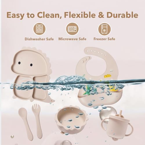 Silicone Baby Feeding Set - Perfect for Mealtimes 6M