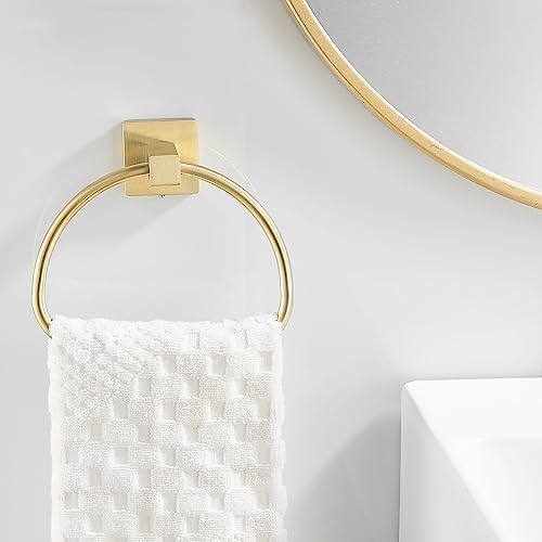 Elegant semi-circular bath towel holder