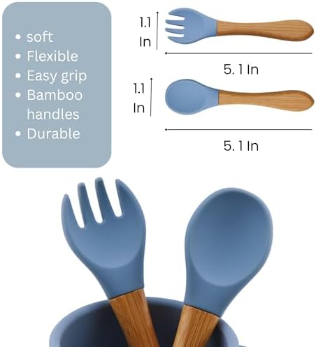 Sweetie Bop Premium Suction Silicone Feeding Set