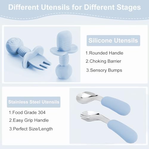 Baby Led Weaning Silicone Set for 6 Months