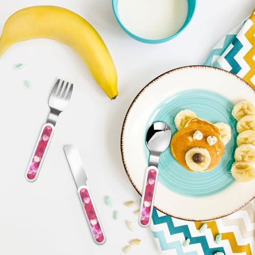 Valentines Day Love Heart Utensils Set