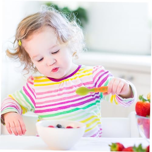 RORPOIR 2-Piece Self-Feeding Flatware Set with Storage Box