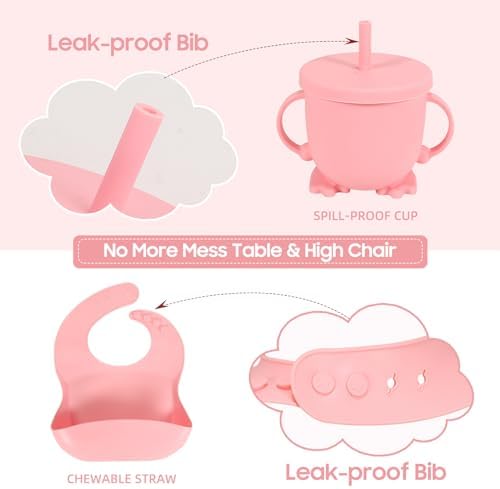 Bagwaain Silicone Baby Feeding Set