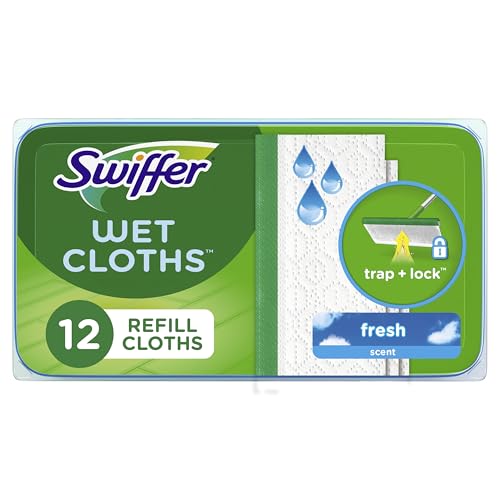 Swiffer Wet Mopping Pad Multi Surface Refills 12 Count