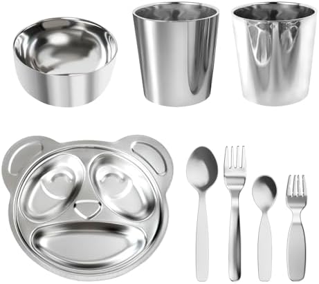 Znbskla 8-Piece Childproof Safety Flatware Set