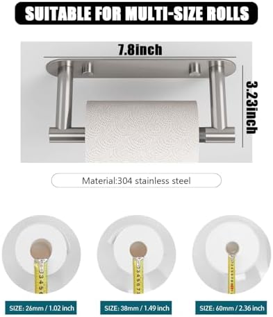 Swivel Toilet Paper Holder - Sturdy Space-Saving