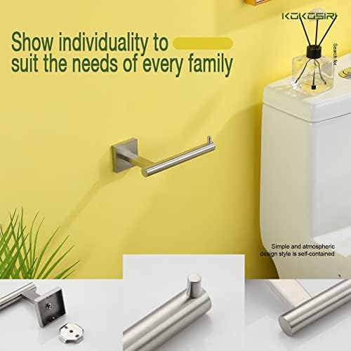 Stainless Steel Toiletry Holder with Brushed Nickel Finish