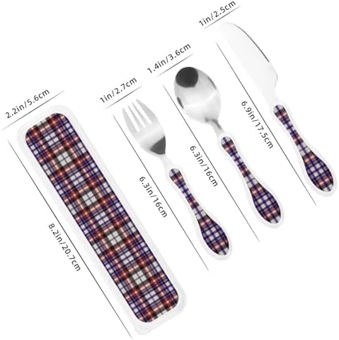 Royal Stewart Aberdeen Tartan Kids Utensil Set