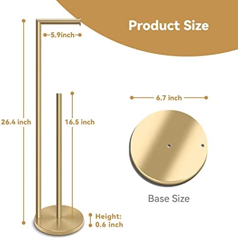 Sturdy Anti-Slip 264-inch Toilet Paper Holder