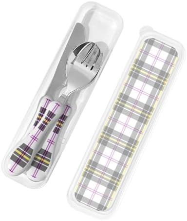 Royal Stewart Macpherson Portable Kids Cutlery Set
