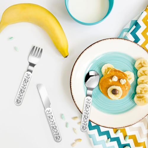 Cute Baby Penguins Sketch Print Flatware Set with Travel Case 1