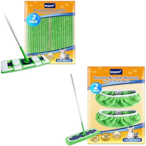 4 Pack Wet Dry Pads Refill for Swiffer