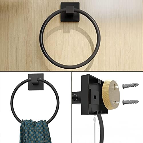 Double Post Pivoting Mat Black TP Holder
