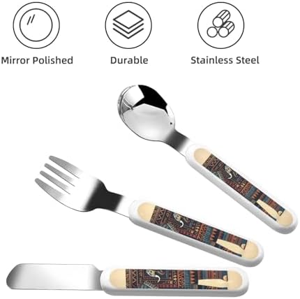 Elephant Print Utensils Set