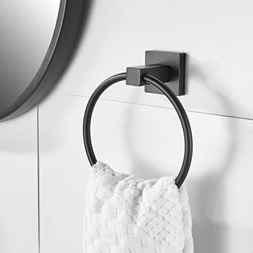 Double Post Pivoting Black Toilet Paper Holder