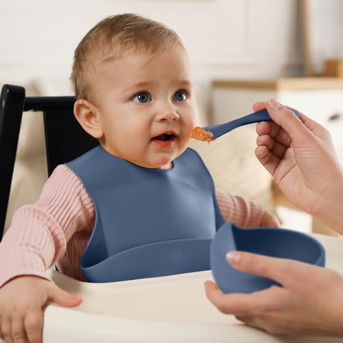 Mummentos Complete Silicone Baby Feeding Set - 6 Months for Easy Mealtime