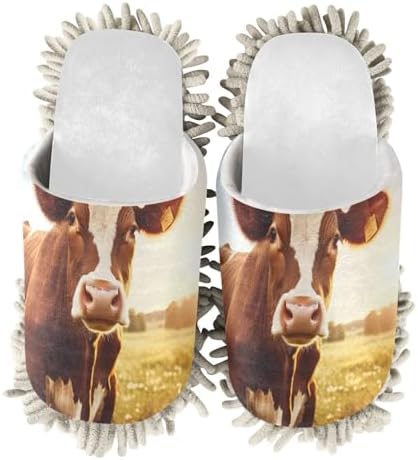 Running Bear Mop Slippers
