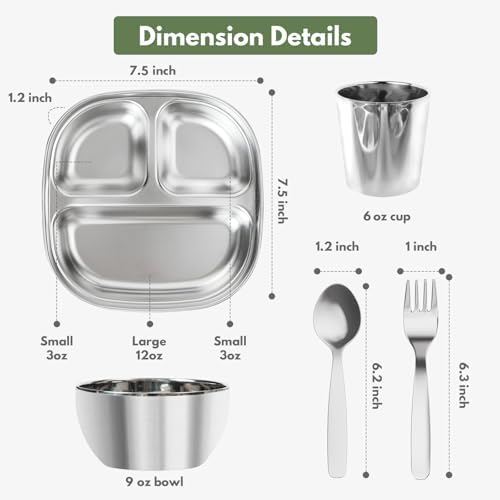 5-Piece Safety Cutlery Set for Kids
