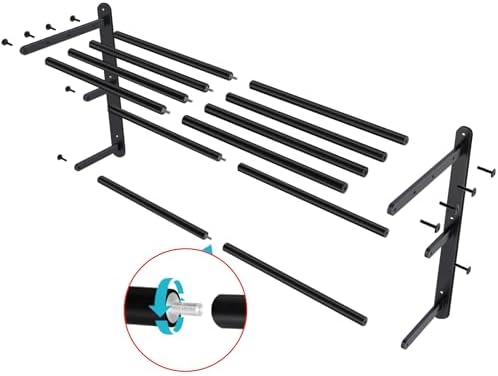VOTZAAQ Black Towel Rack