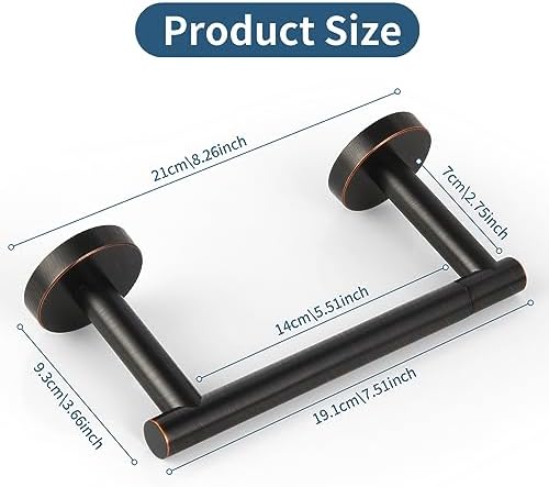 Newfun Oil Rubbed Bronze Toilet Paper Holder