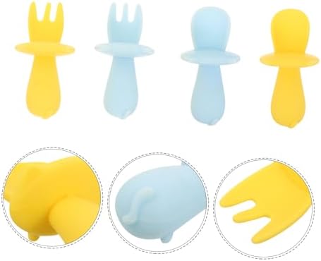 ORFOFE 4-Piece Soft Feeding Set for Babies