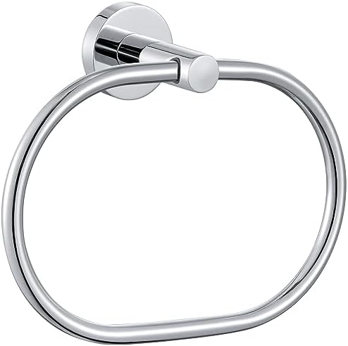 Angle Simple Towel Ring Stainless Steel Swivel Towel Holder for Home Kitchen
