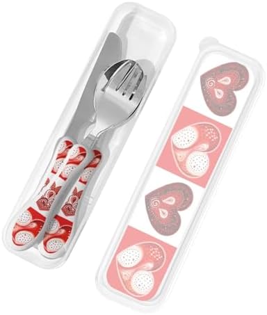 Valentines Day Heart Flatware Set