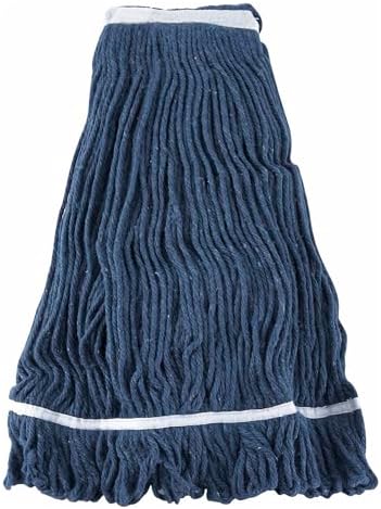 Winco Yarn Mop Head 32-Ounce 4 Ply Loop End Blue 1