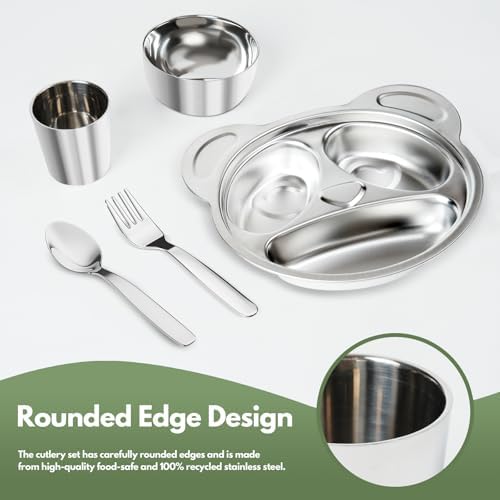 Znbskla 8-Piece Childproof Safety Flatware Set