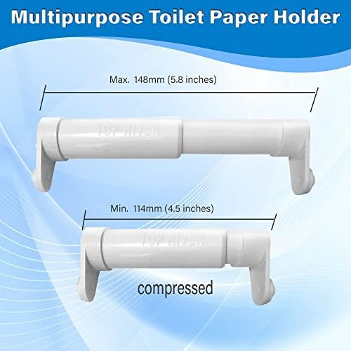 Toilet Paper Holder Extender for Double Rolls