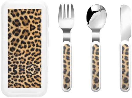Rouge Leopard Print Flatware Set