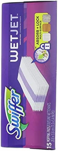 Swiffer WetJet 8in L Brillery 15pk Cylinder - SoundScan Technology - Perfect Balance
