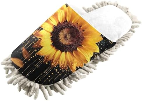 Cozy White Sunflower Slippers for Your Home
