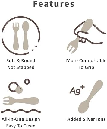 Silicone Baby Utensils Set for Toddlers